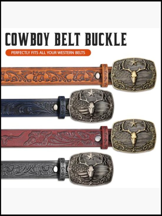 Zinc Alloy Western Belt Buckle for Men and Women main image 6